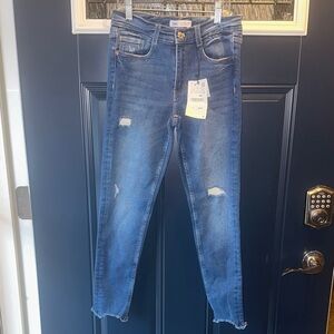 Girl’s Zara Ripped Skinny Jeans